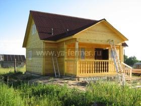 Баня из бруса фото. Дома и бани из бруса
