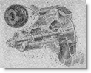 водяной насос двигателя СМД-14