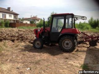 Услуги по вспашке земли мини трактором Московская область.