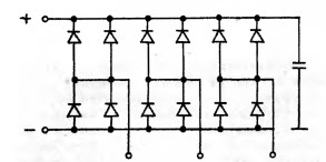 Электрическая схема соединений блока БПВ7-100