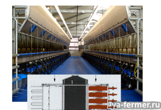 Доильный зал SAC "Бок-о-бок" ("Параллель")