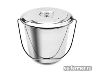 Ведро 12 литров нержавейка