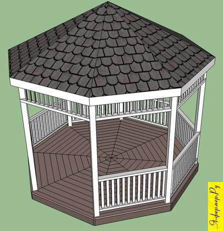 8-уг беседка